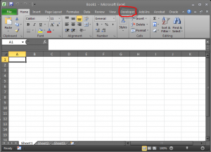 exel developer tab